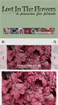 Mobile Screenshot of lostintheflowers.com