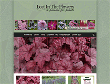 Tablet Screenshot of lostintheflowers.com